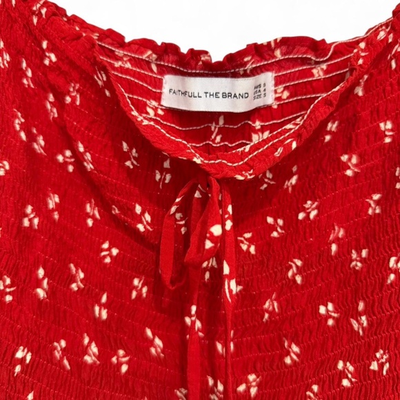 Faithfull The Brand Genevieve Floral Mini Dress. - Picture 7 of 7